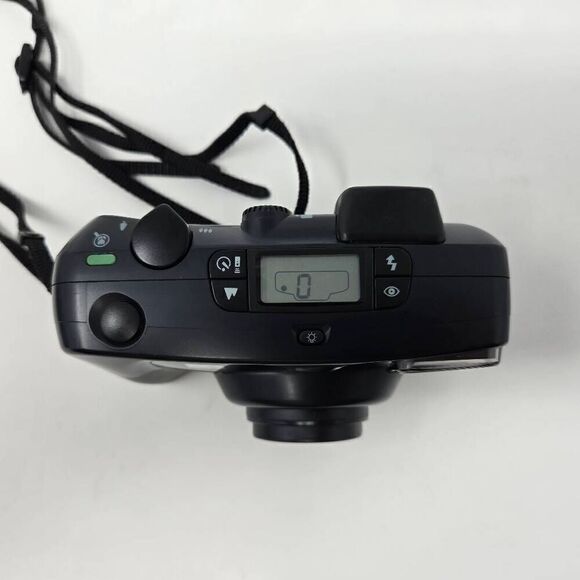 PENTAX IQ ZOOM 115M 35MM POINT & SHOOT FILM CAMERA W/ 90'S CASE NEW BATTERY - Picture 5 of 11